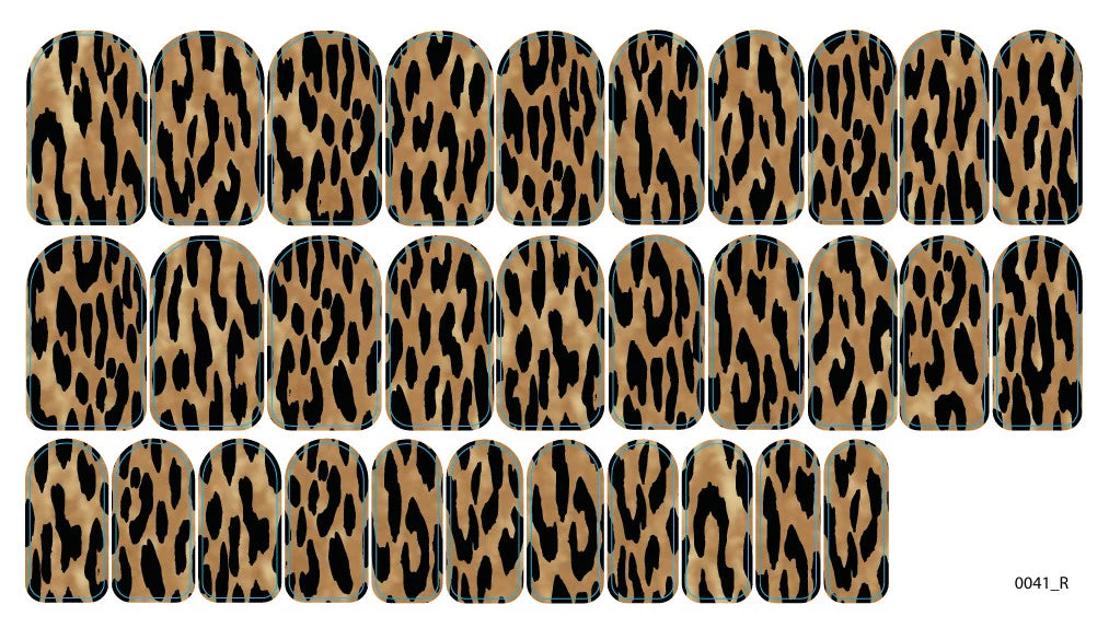 Nail decoration films for manicure - 0041R