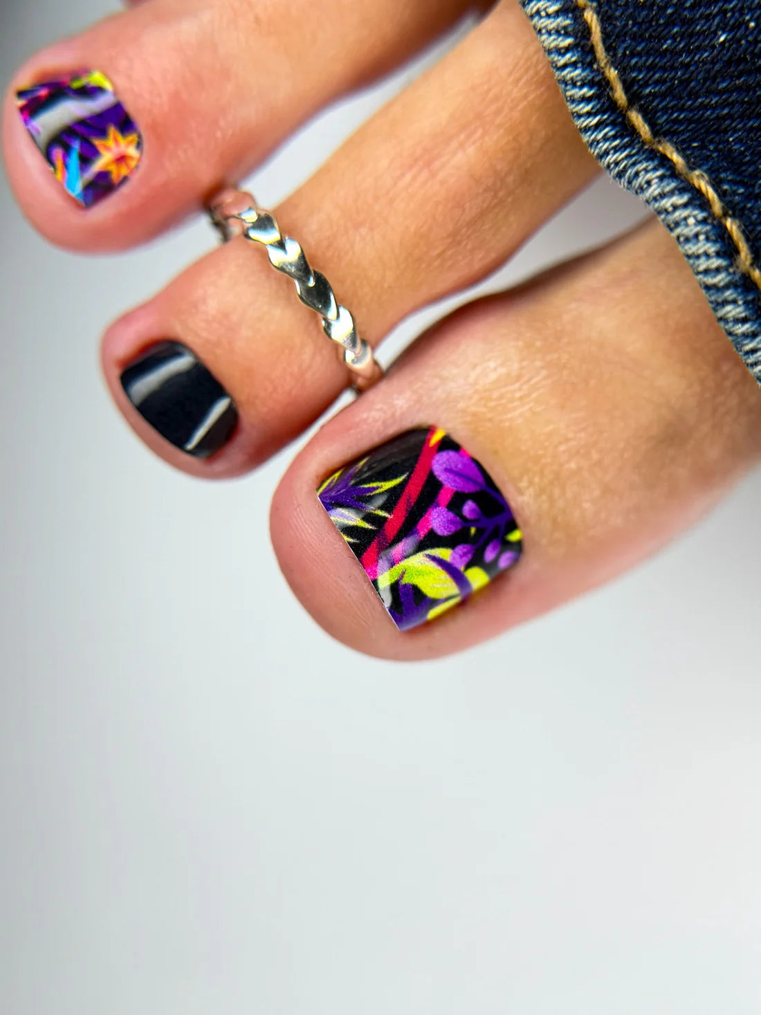 Nail decoration film for pedicure - 1088K