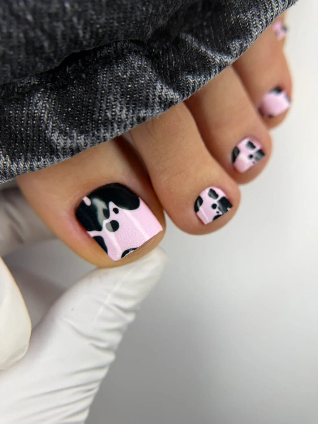 Nail decoration films for pedicure - 1111K