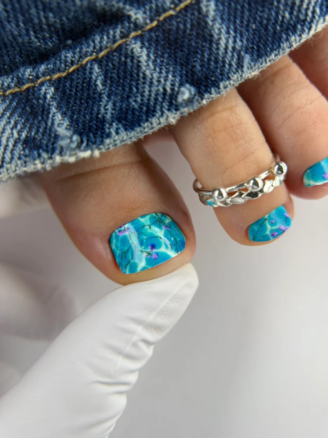 Nail decoration films for pedicure - 1146K