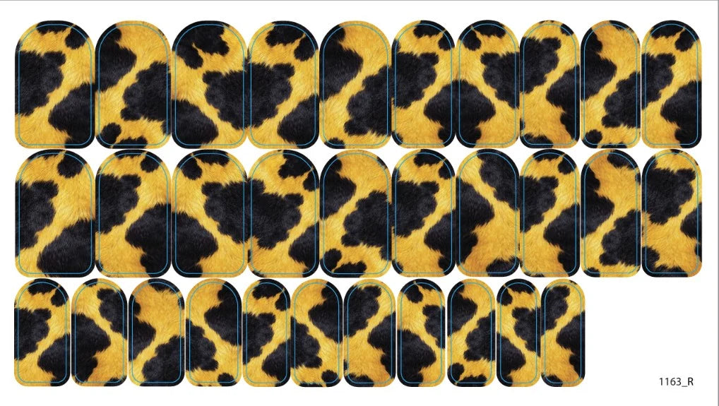 Nail decoration films for manicure - 1163R