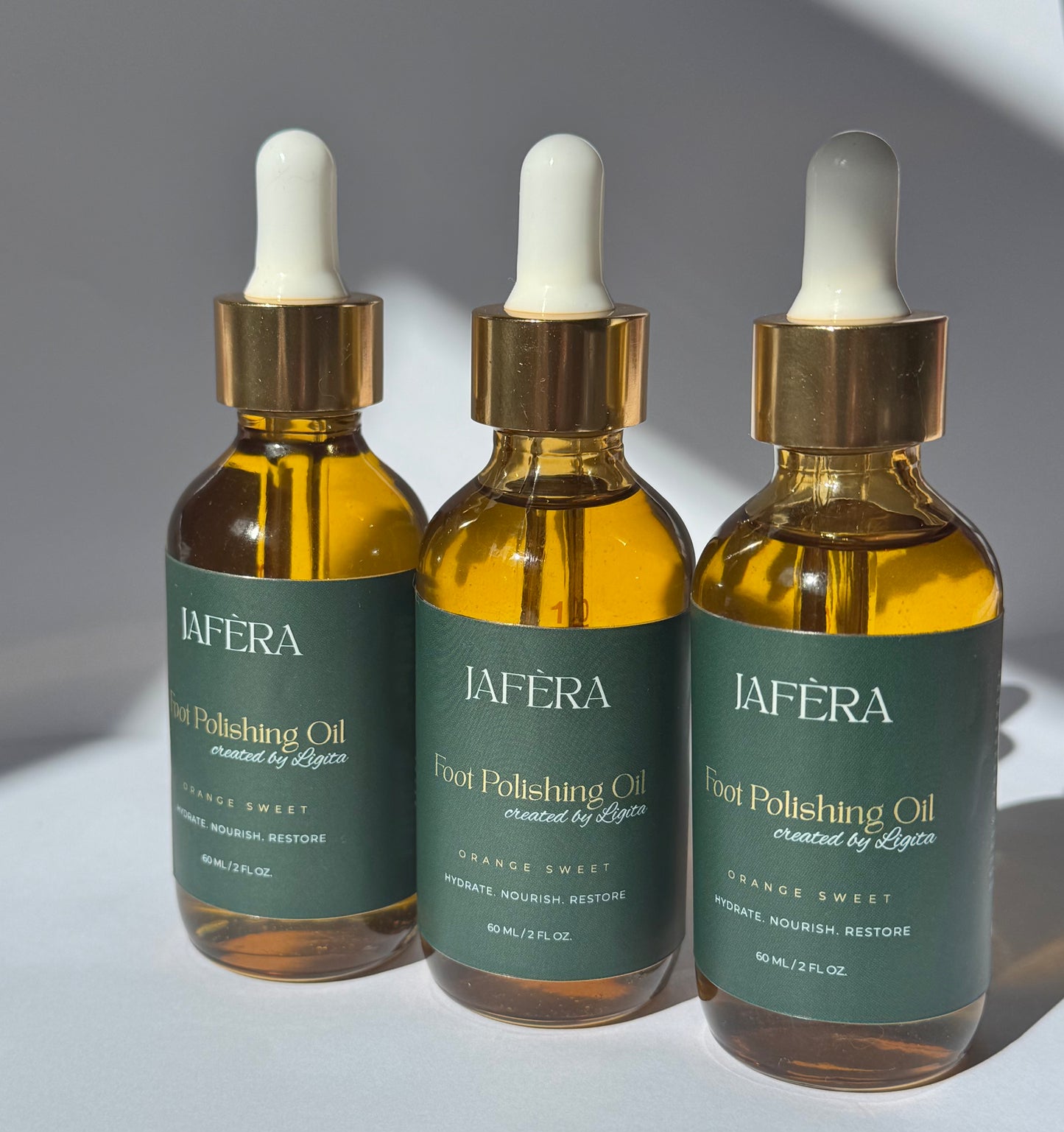 Jafèra Foot Polishing Oil - Orange Sweet