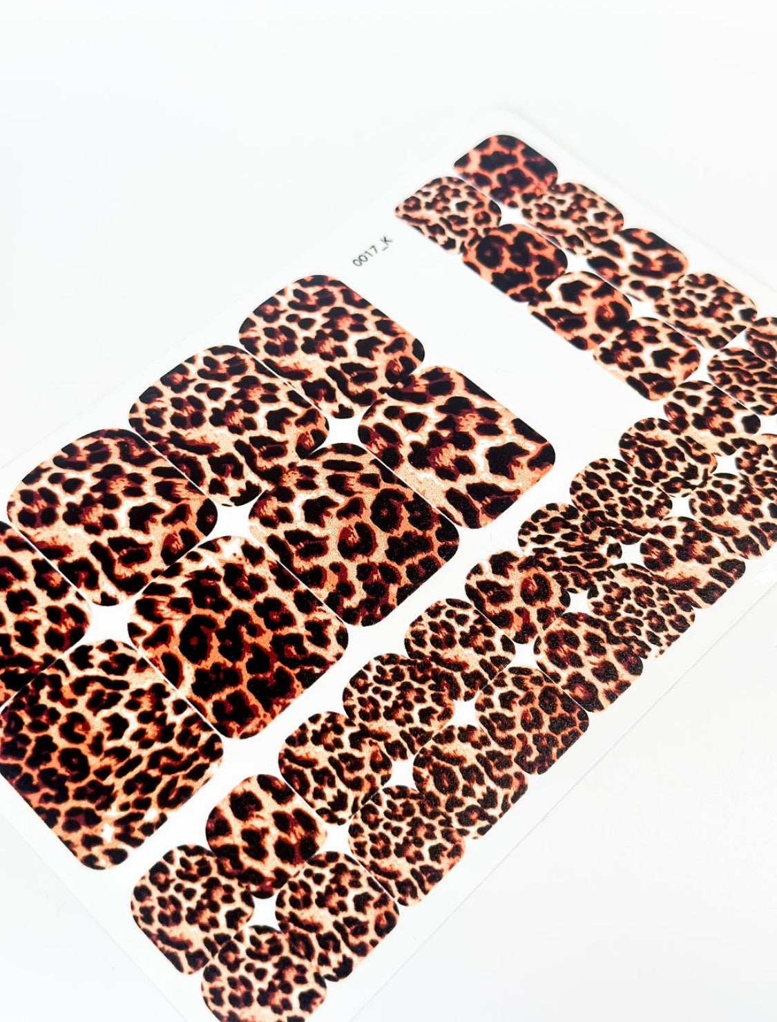 Nail decoration films for pedicure - 0017K