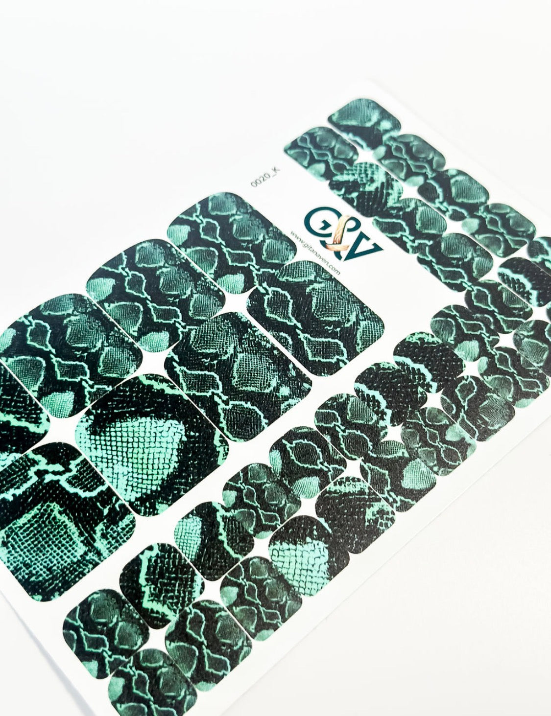 Nail decoration films for pedicure - 0020K