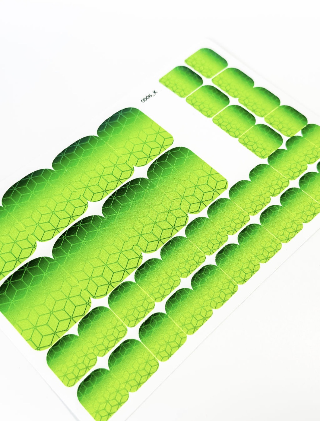 Nail decoration films for pedicure - 0006K