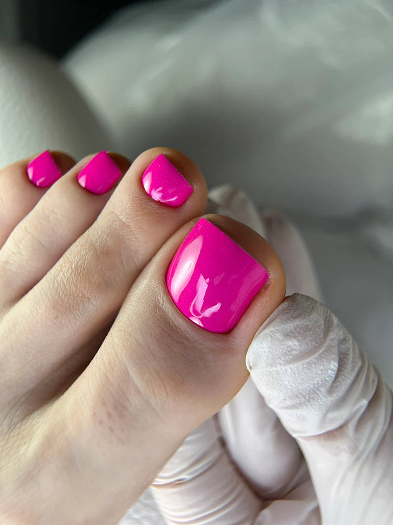 Pedicure Pink Barbie. Nail wrap WR-812