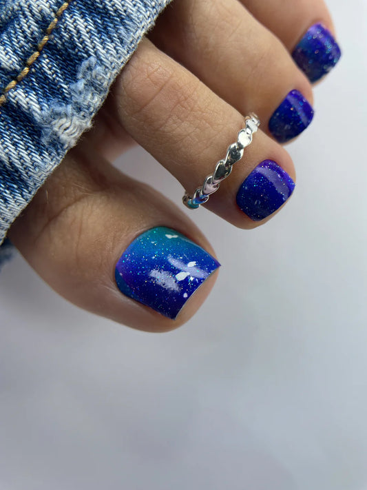 Nail decoration films for pedicure - 0007K