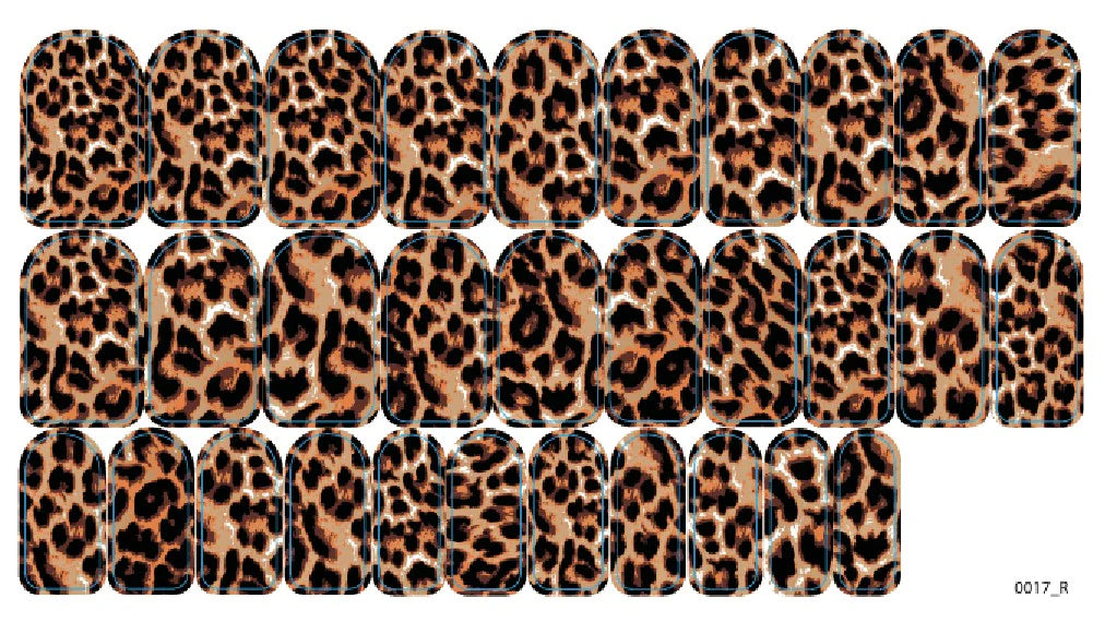 Nail decoration films for manicure - 0017R