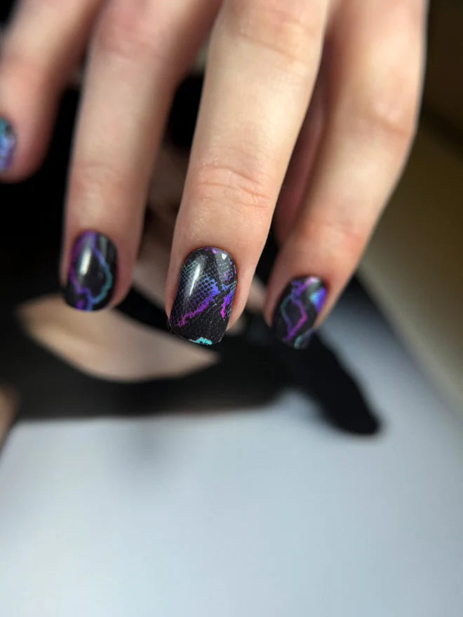 Nail decoration films for manicure - 0026R