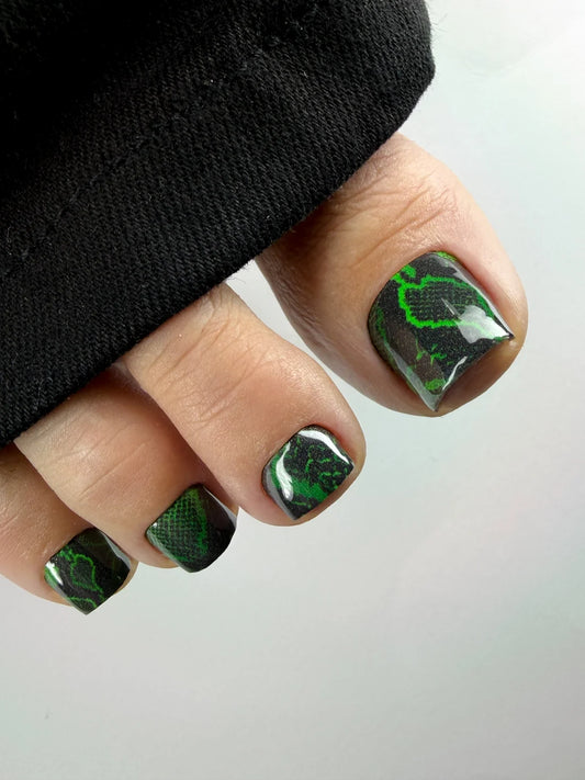 Nail decoration films for pedicure - 0030K