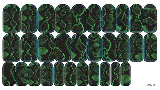 Nail decoration films for manicure - 0030R