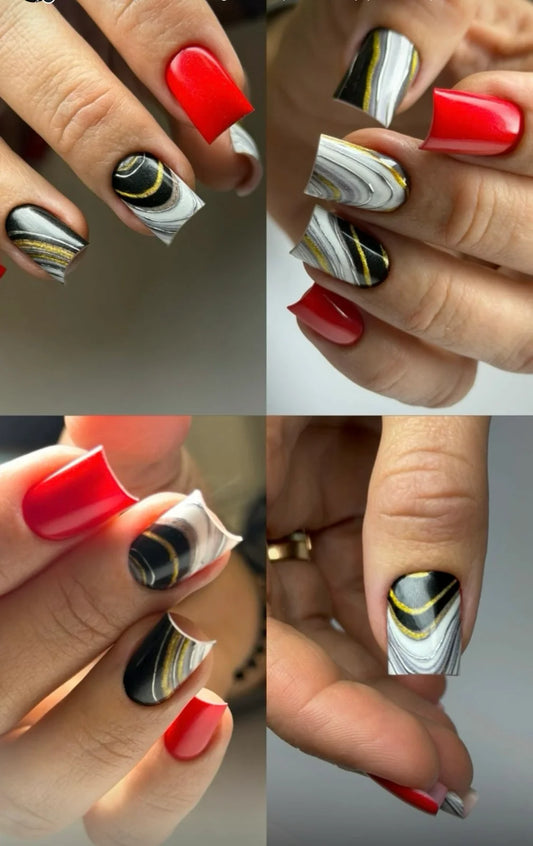 Nail decoration films for manicure - 0036R