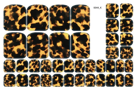 Nail decoration films for pedicure - 0044K