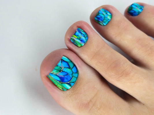 Nail decoration films for pedicure - 1004K