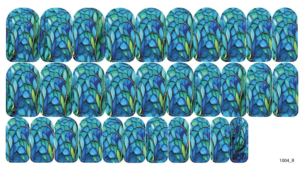 Nail decoration films for manicure - 1004R