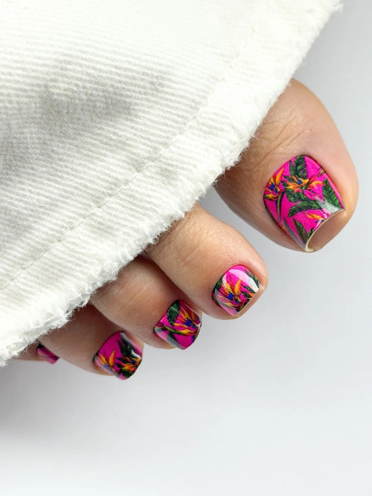 Nail decoration films for pedicure - 1005K
