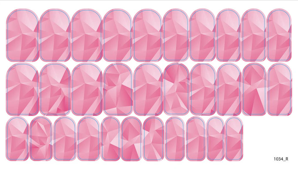 Nail decoration films for manicure - 1034R