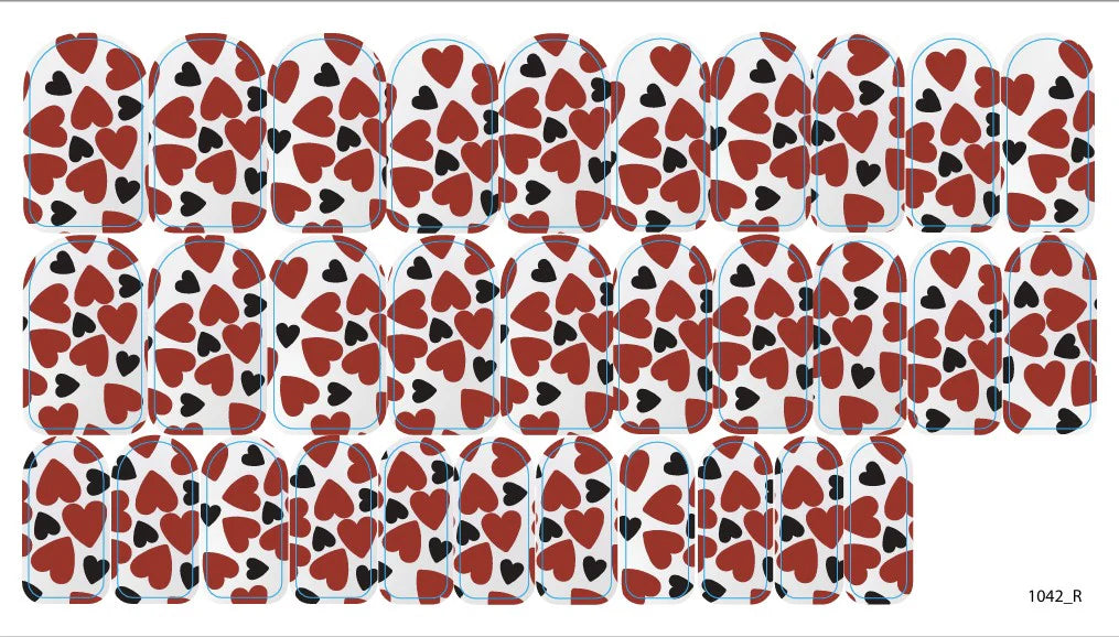 Nail decoration films for manicure - 1042R