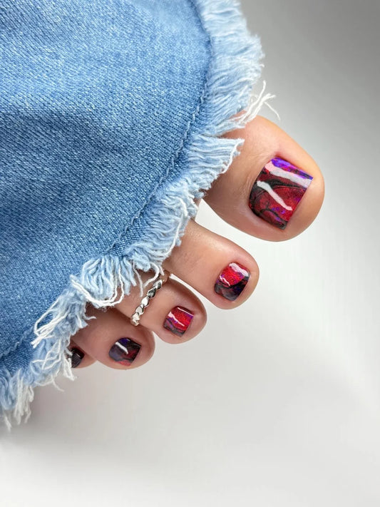 Nail decoration films for pedicure - 1056K