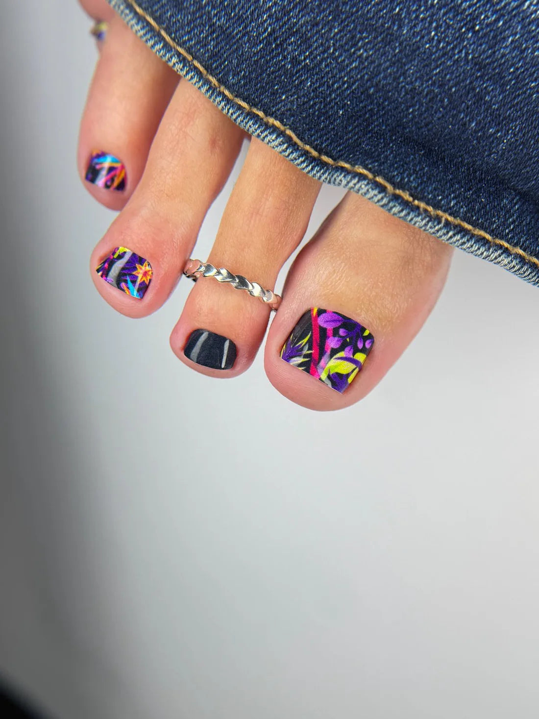 Nail decoration film for pedicure - 1088K