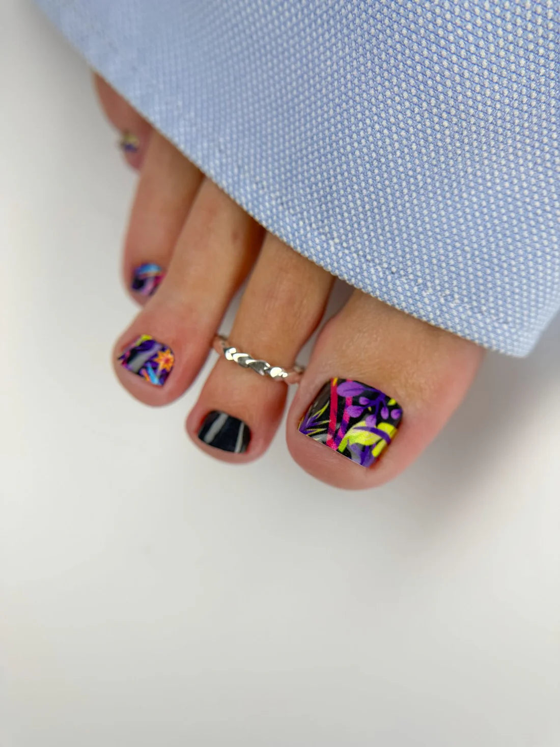 Nail decoration film for pedicure - 1088K