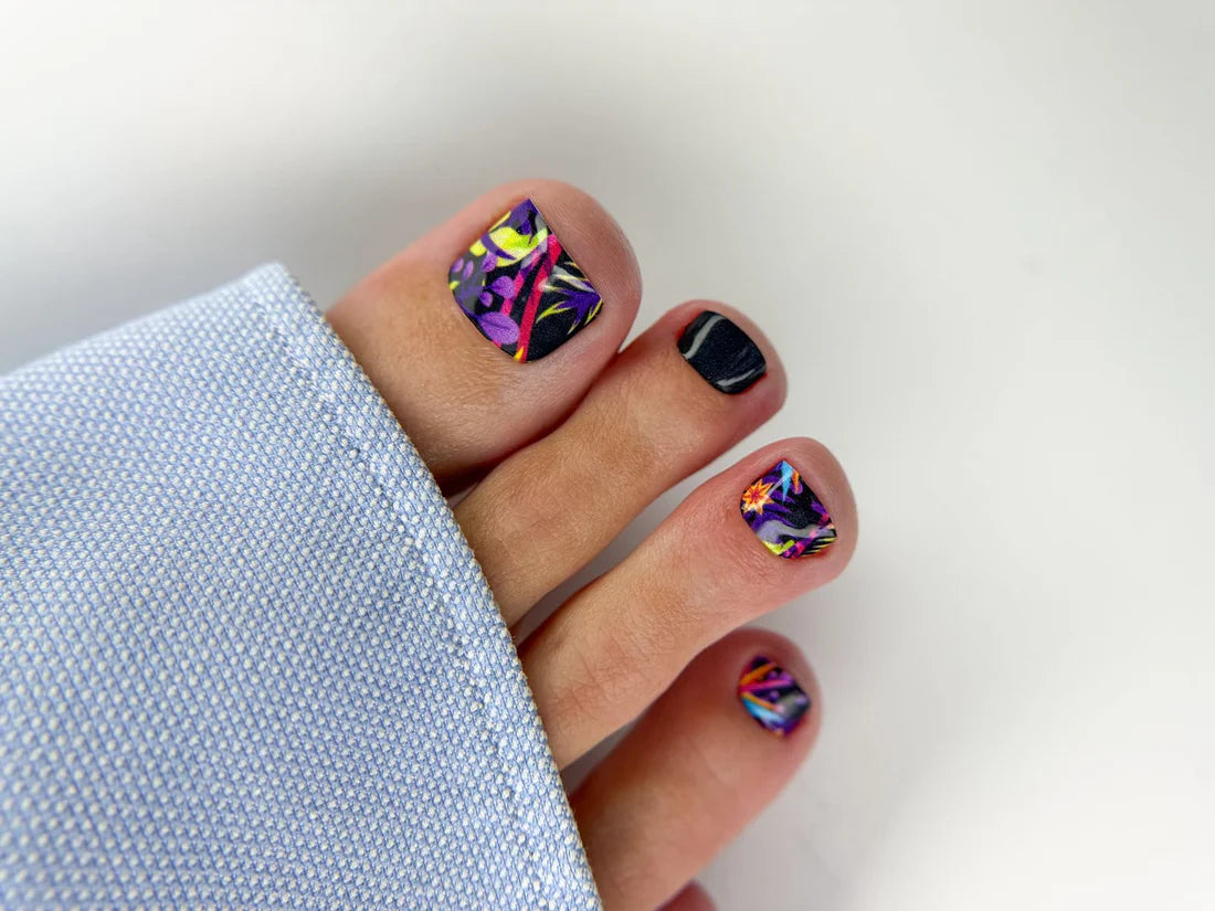 Nail decoration film for pedicure - 1088K