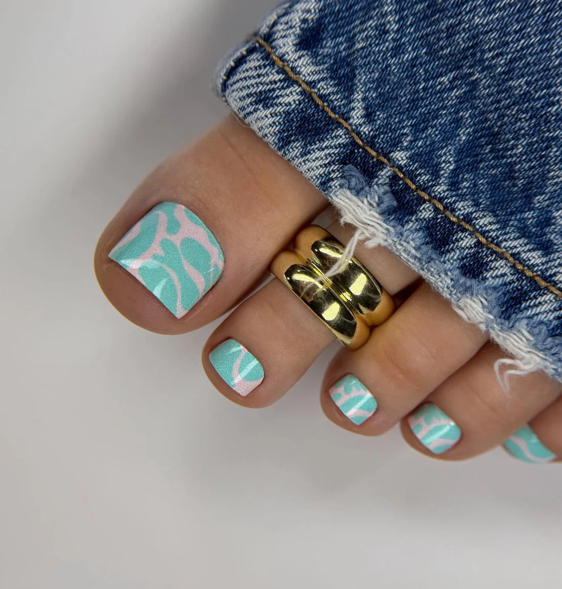 Nail decoration films for pedicure - 1092K