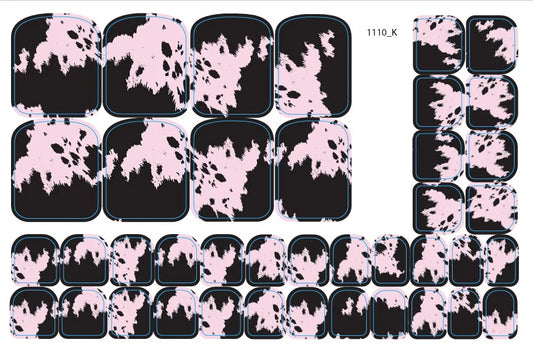 Nail decoration films for pedicure - 1110K