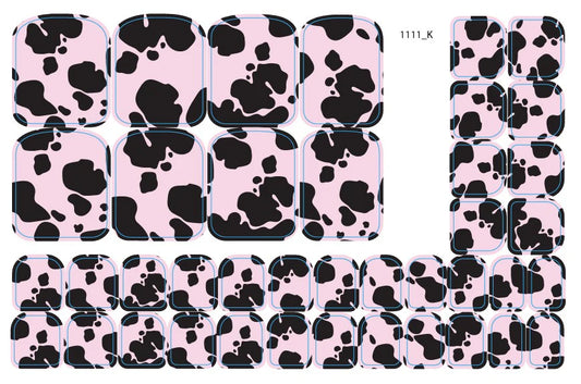 Nail decoration films for pedicure - 1111K