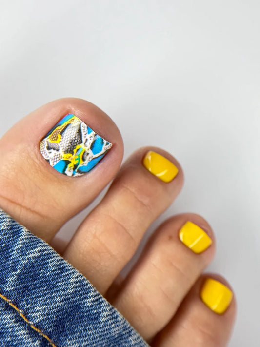 Nail decoration films for pedicure - 1115K