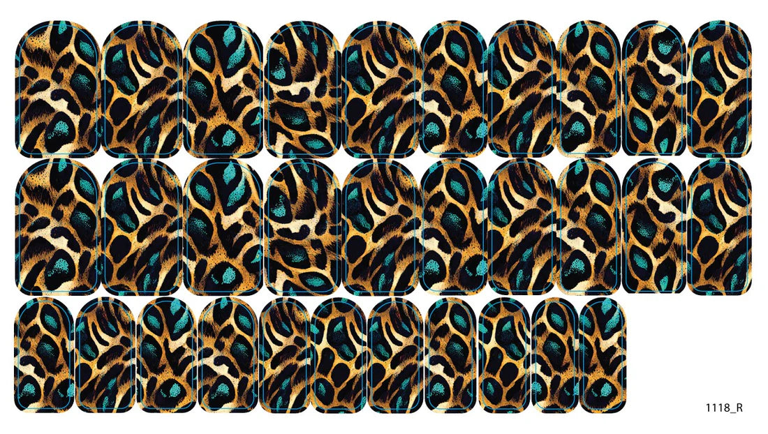 Nail decoration films for manicure - 1118R