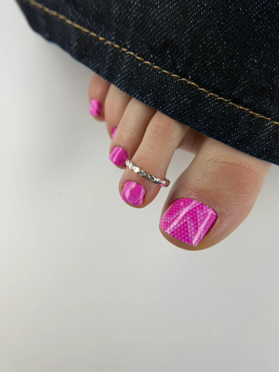 Large nail decoration films for pedicure - 1130D