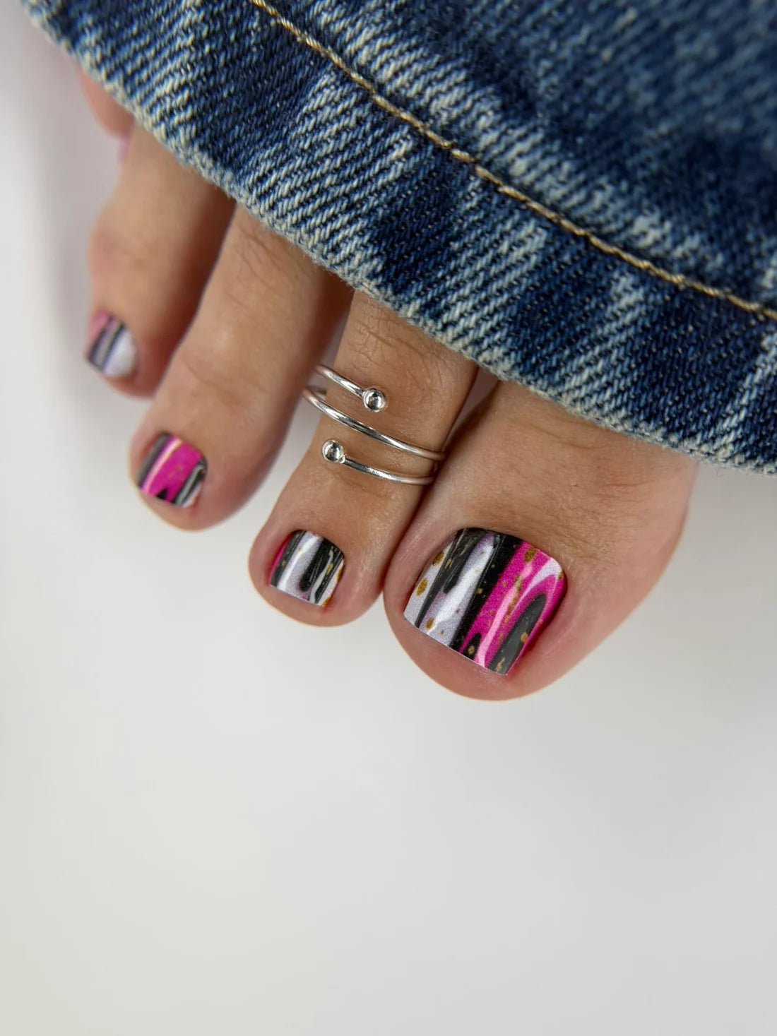Nail decoration films for pedicure - 1148K