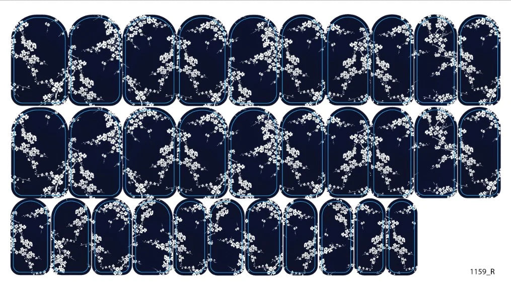 Nail decoration films for manicure - 1159R