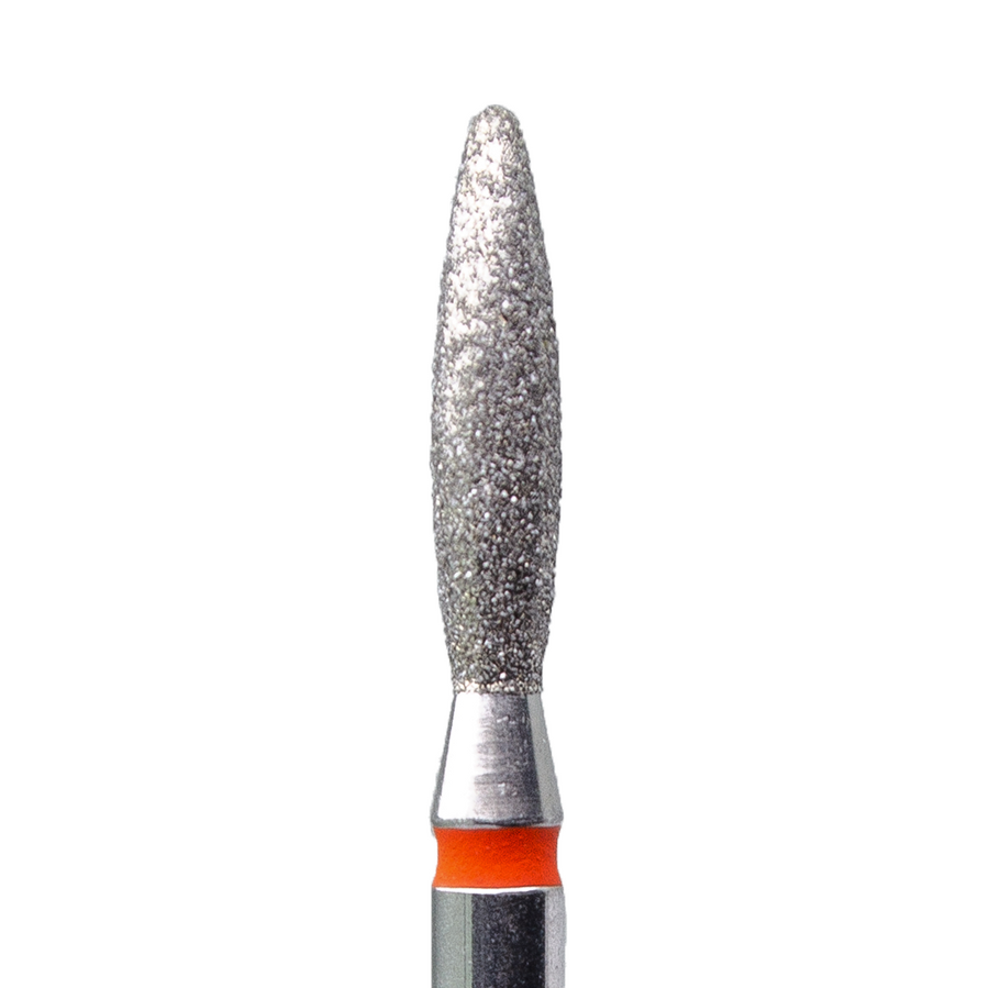 KMIZ Diamond Burr Flame Blunt/Rounded Red 023 [118035]