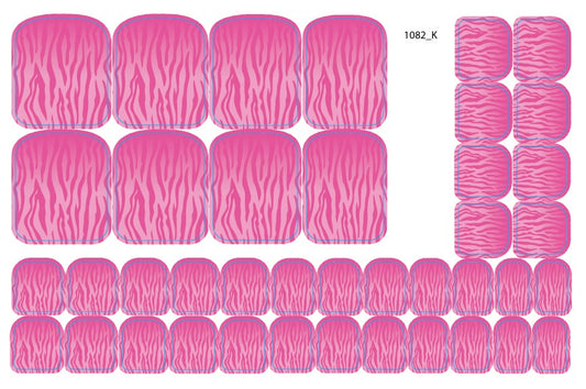 Nail decoration films for pedicure - 1082K