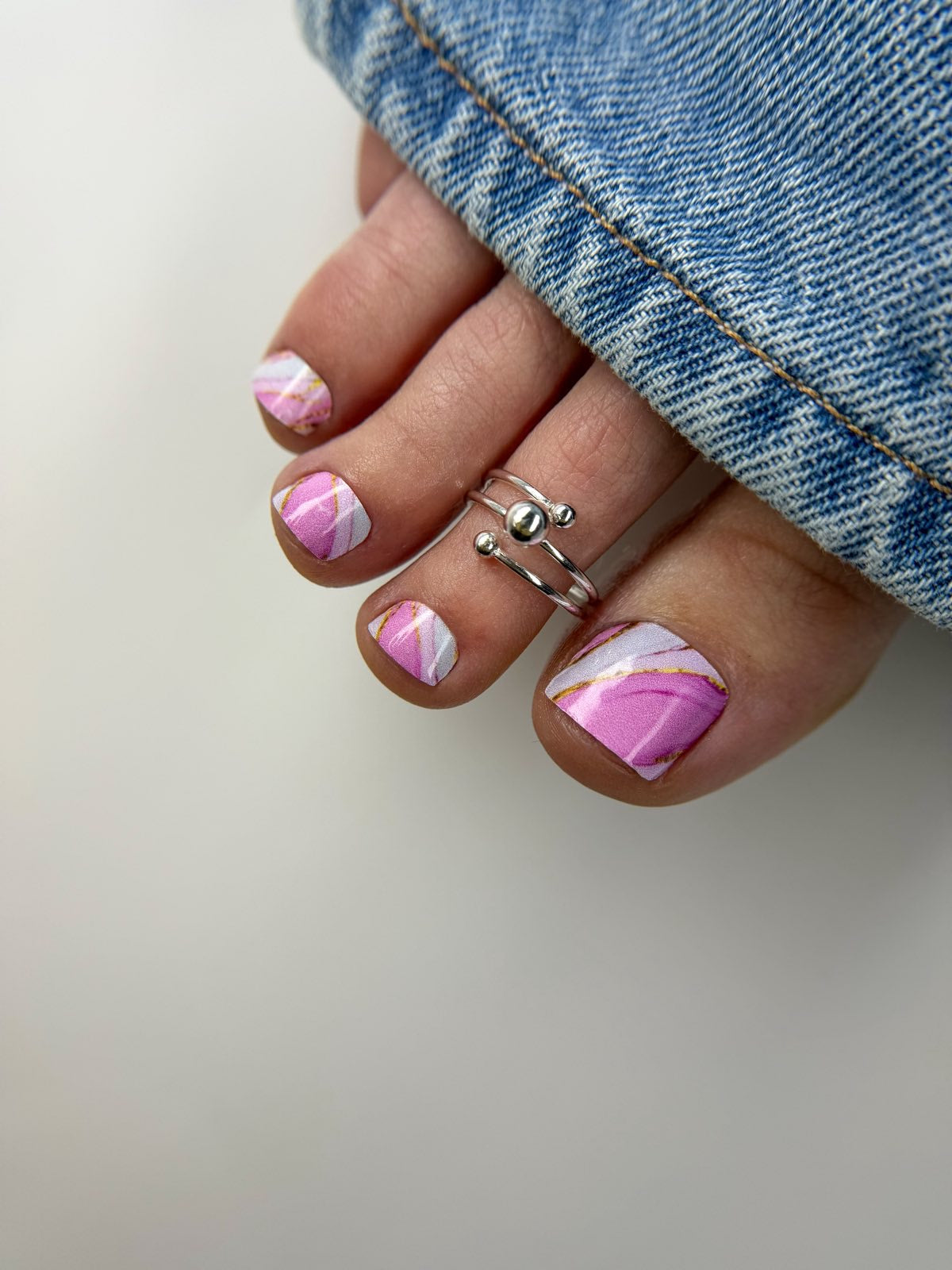 Nail decoration films for pedicure - 1135K