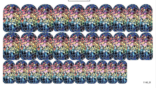 Nail decoration films for manicure - 1140R