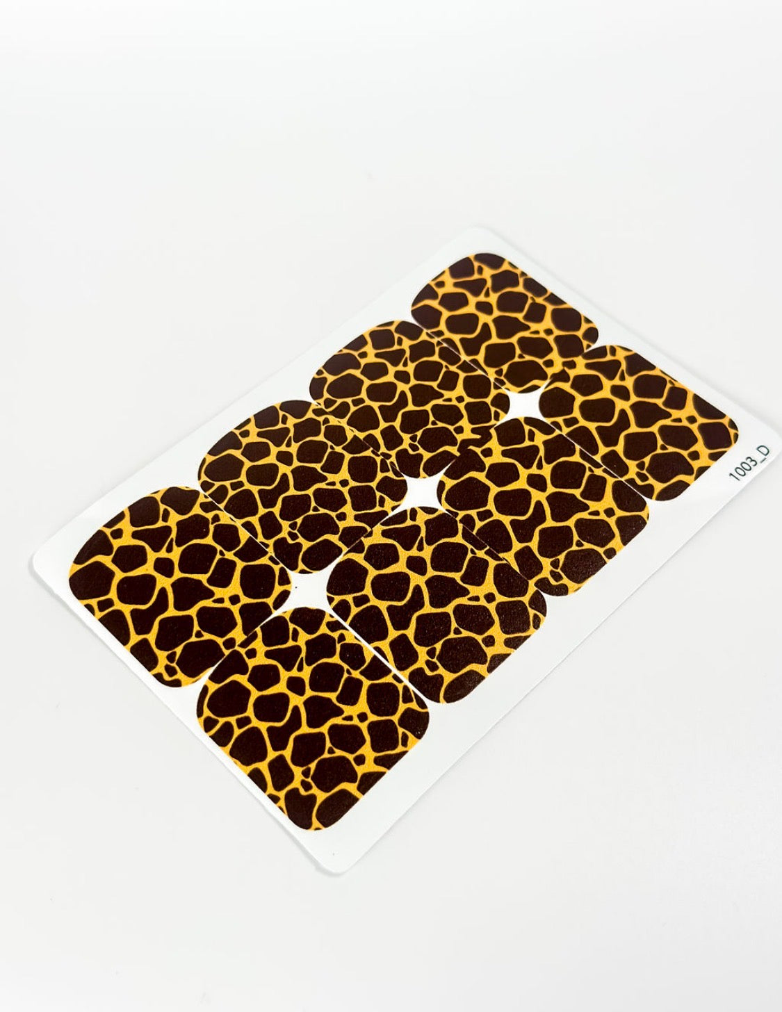 Large nail decoration films for pedicure - 1003D