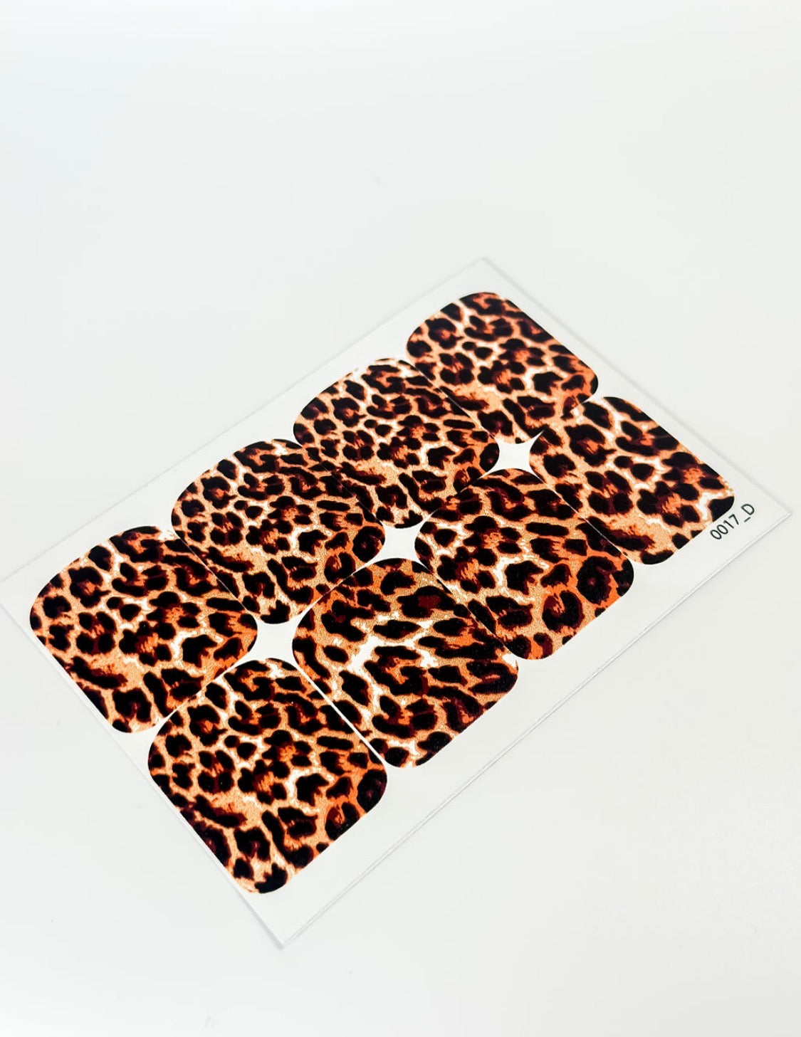 Large nail decoration films for pedicure - 0017D
