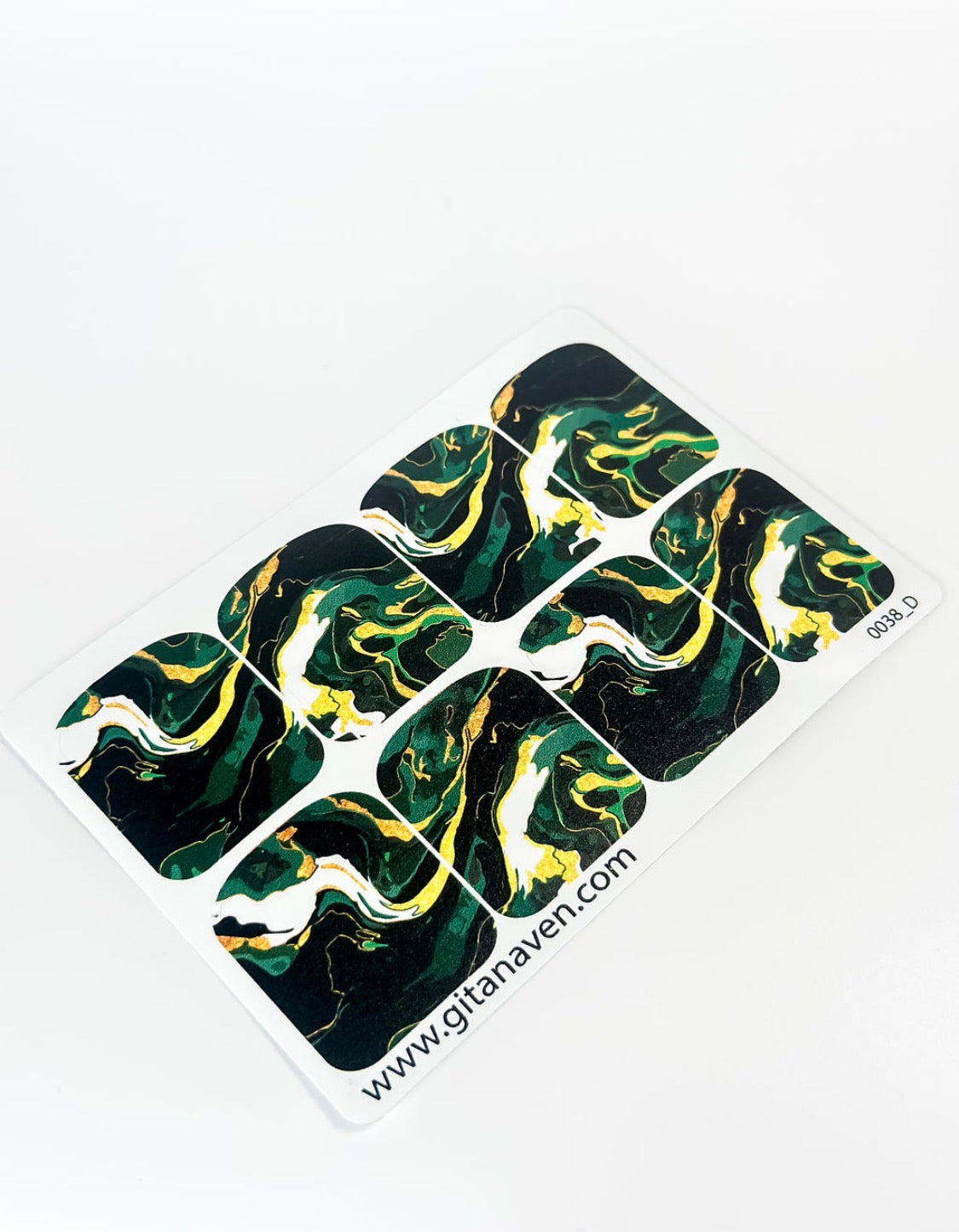 Large nail decoration films for pedicure - 0038D