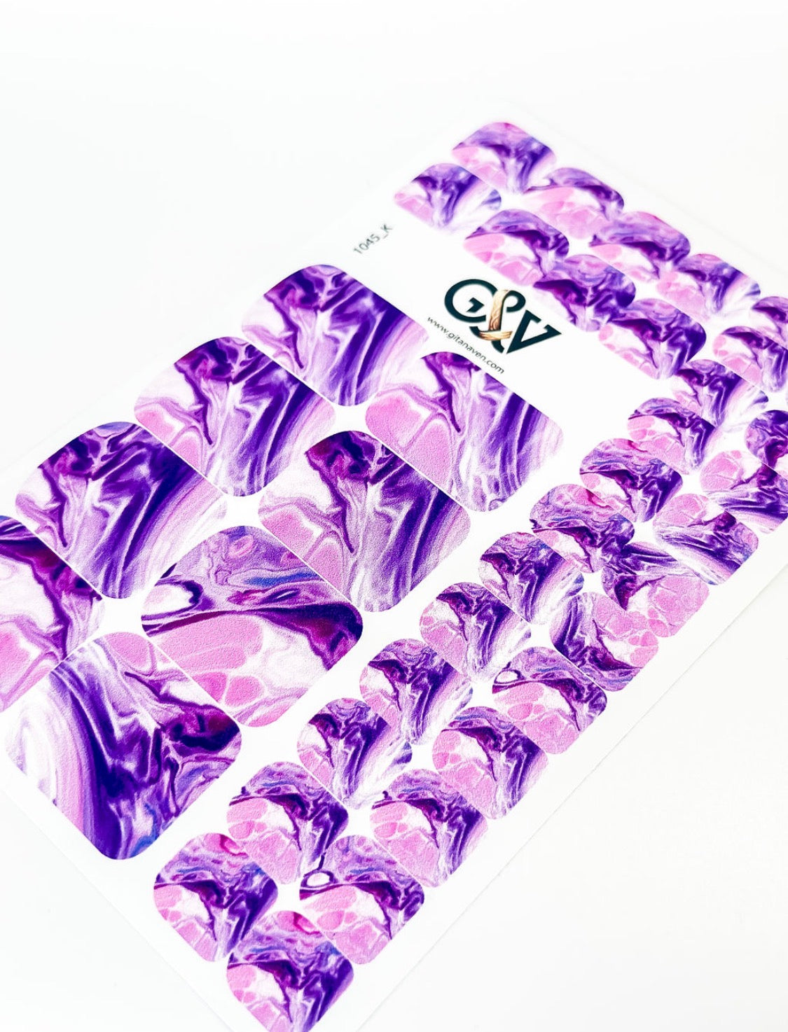 Nail decoration films for pedicure - 1045K