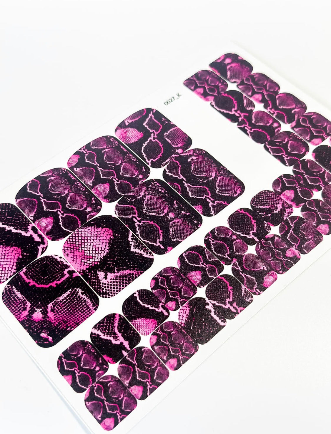 Nail decoration films for pedicure - 0027K