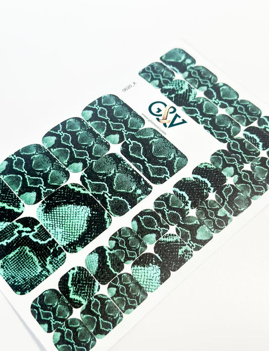 Nail decoration films for pedicure - 0020K