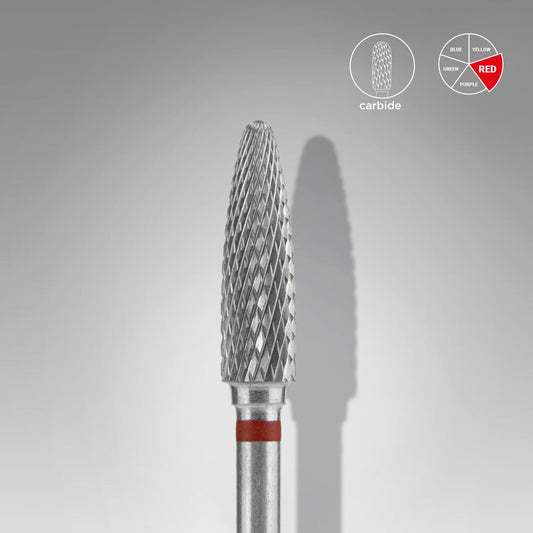 Carbide nail drill bit corn red EXPERT head diameter 4 mm / working part 14 mm